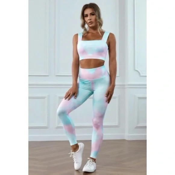 147. ☀️Cleo Tie Dye Workout Set☀️ - Picture 1 of 11